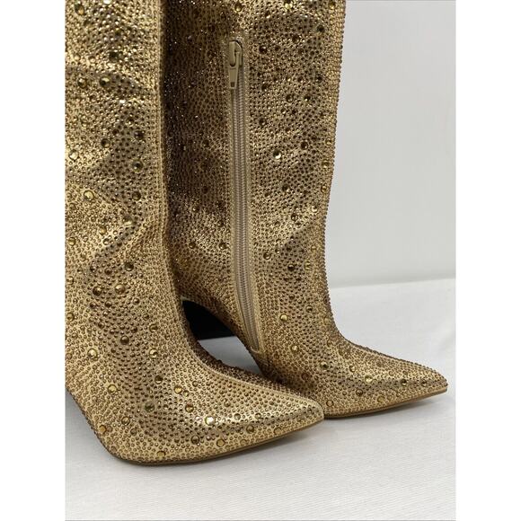 INC Womens Saveria 5 Rhinestone Tall Over-The-Knee Boots Shoes Size 7. 5 $200 - Picture 2 of 11